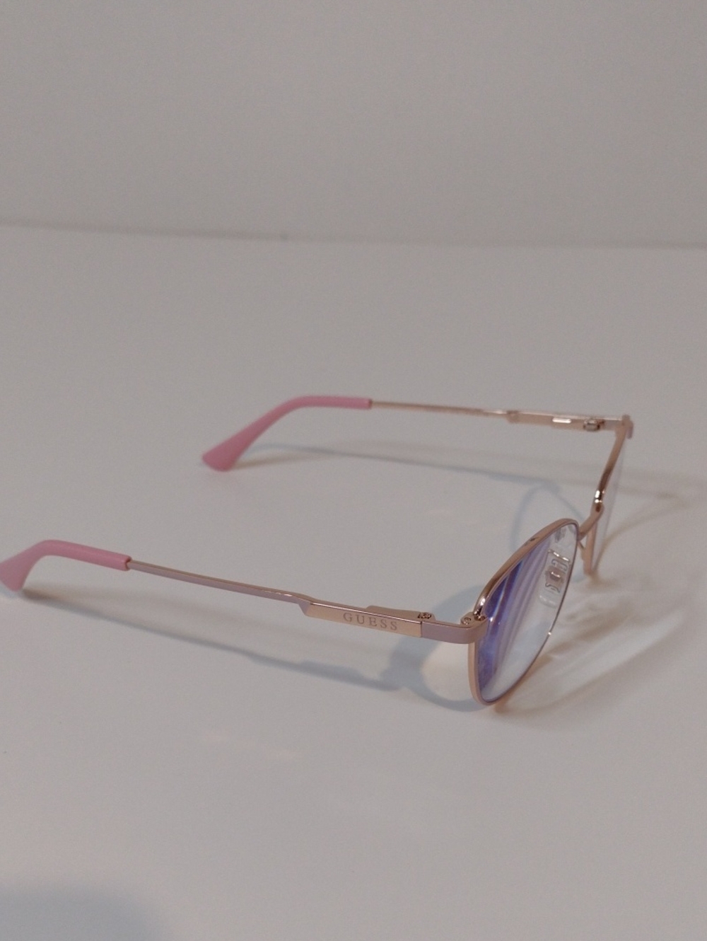 Guess Kids Pink Metal Rim Eyeglasses - Picture 13 of 16